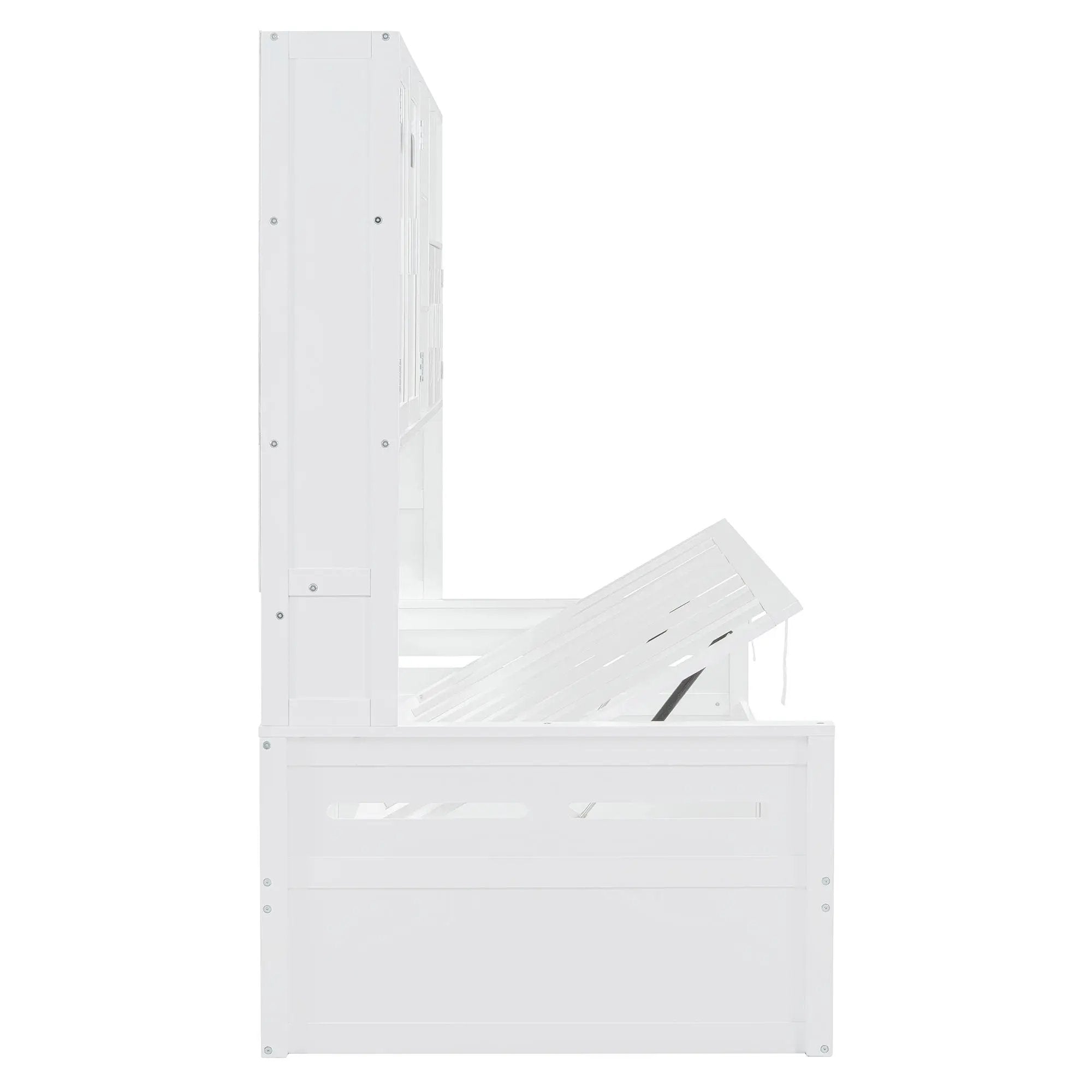 Daybed With All-In-One Cabinet And Shelf by HouseOfZazla