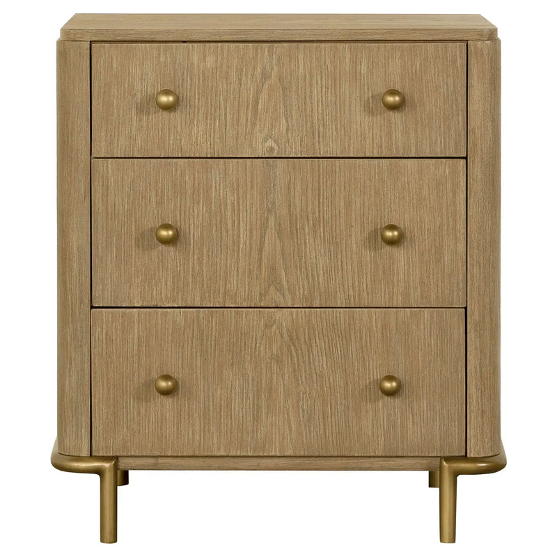 Arini 5-piece California King Bedroom Set Cream and Sand Wash by Unique Piece Furniture