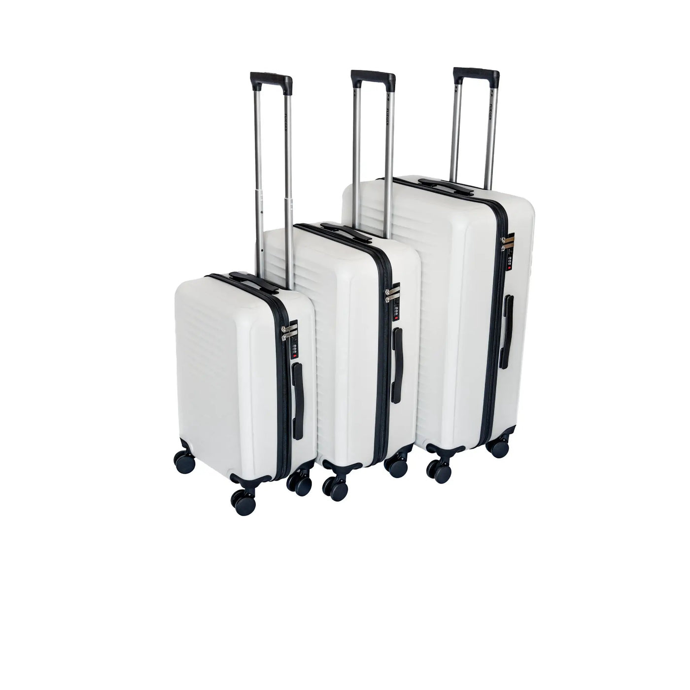 3 Piece Hard Shell Lightweight Carry On Suitcase Set by HouseOfZazla