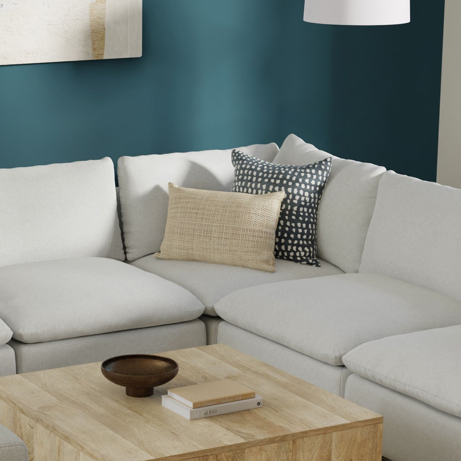 Jasmine - Corner Sofa Module - Gray by HouseOfZazla