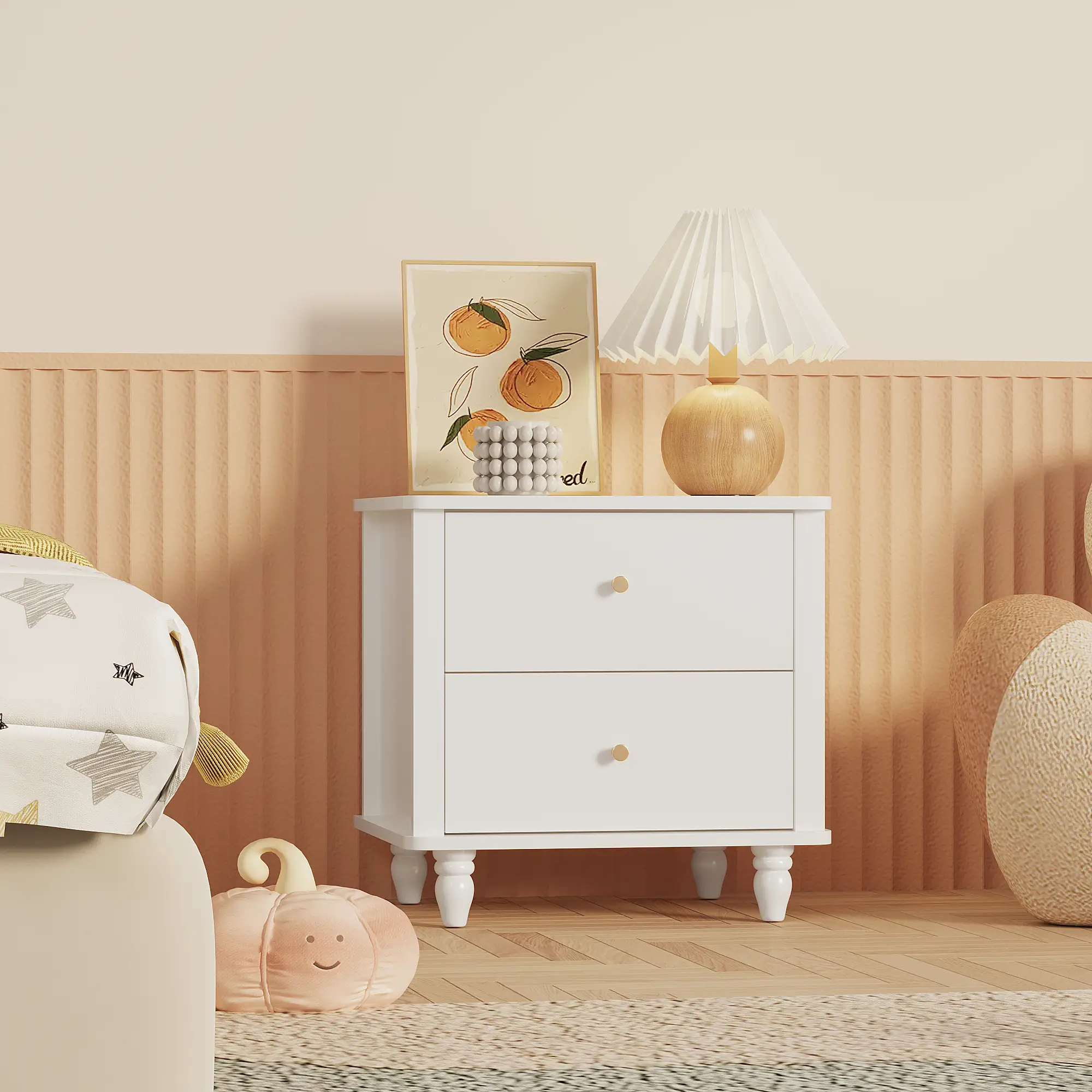 Modern 2-Drawer Nightstand by HouseOfZazla