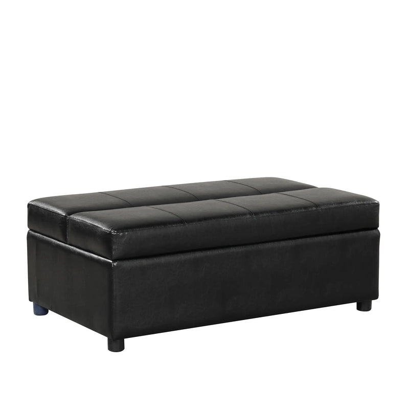 Twin Size Folding Ottoman Sleeper Bed With Mattress Convertible Guest Bed by Unique Piece Furniture