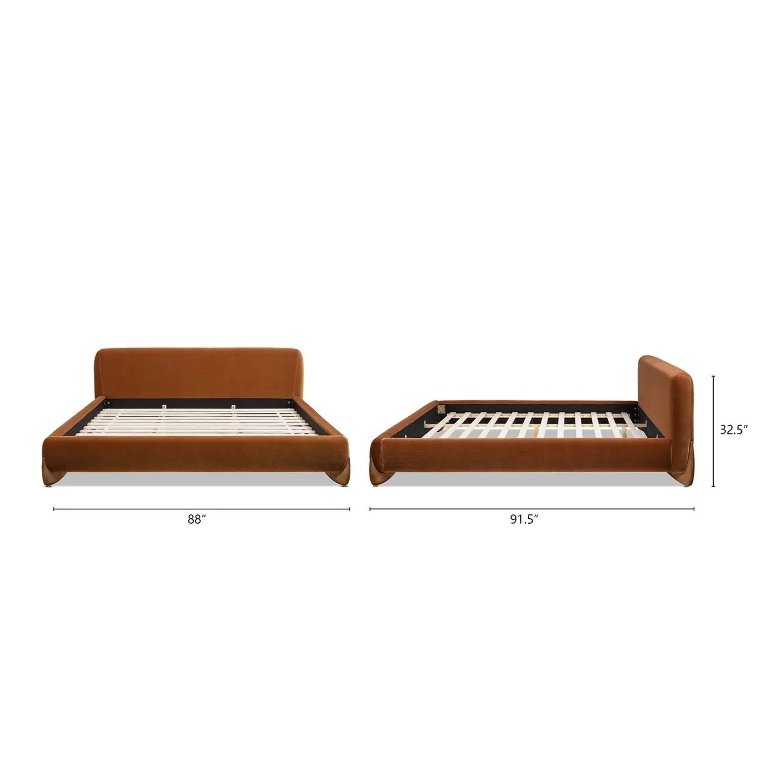 Alpine - Puffy Modern Platform Bed by Unique Piece Furniture
