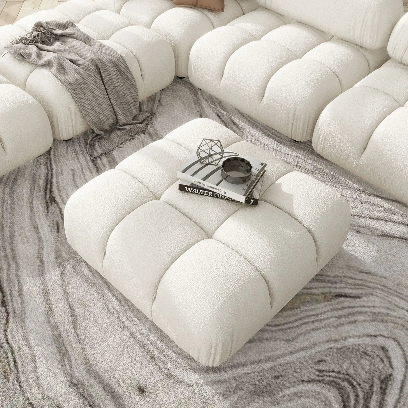 Marcel - Bubble Modular Modern Cocktail Ottoman by Unique Piece Furniture