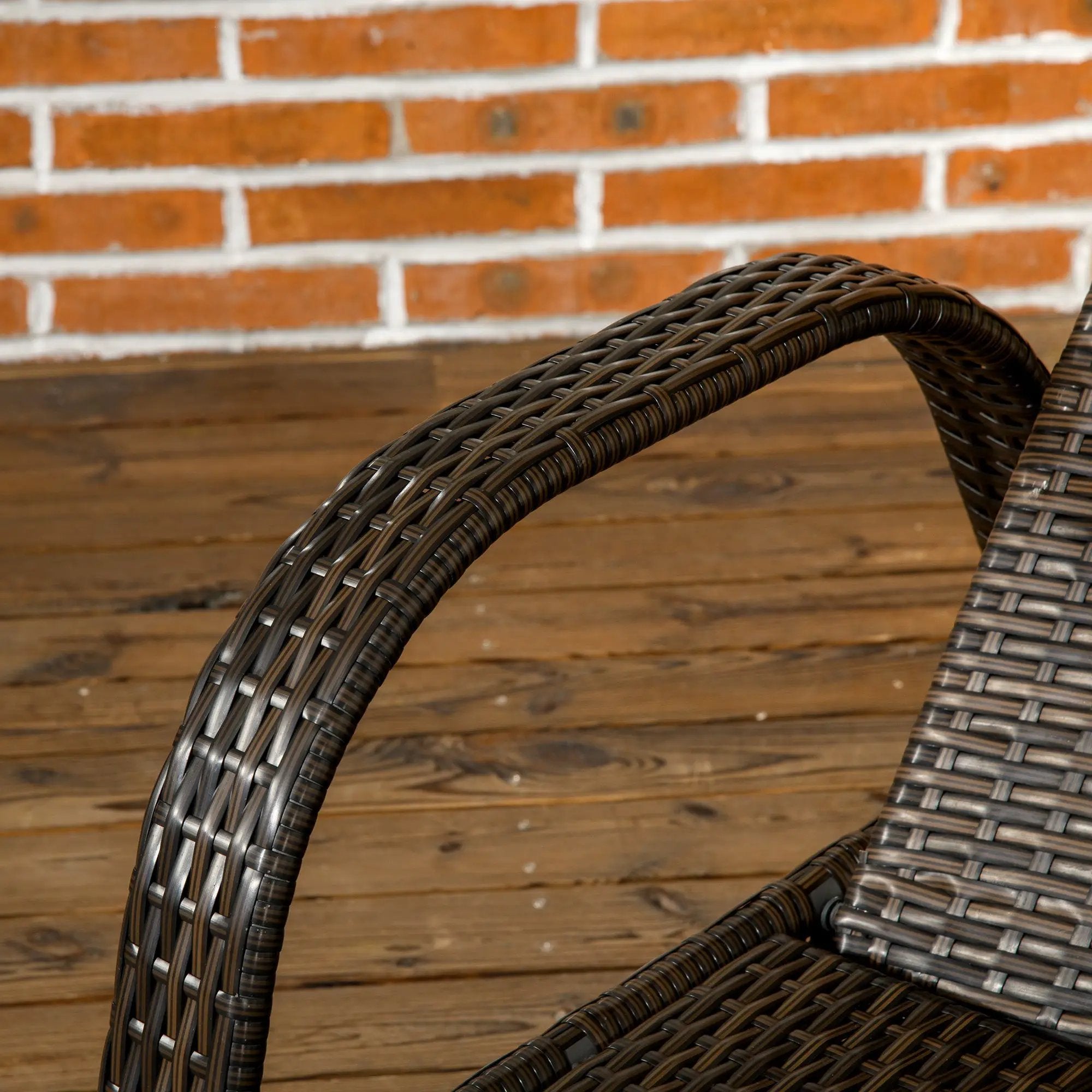 Outsunny Wicker Outdoor Chaise Lounge by HouseOfZazla