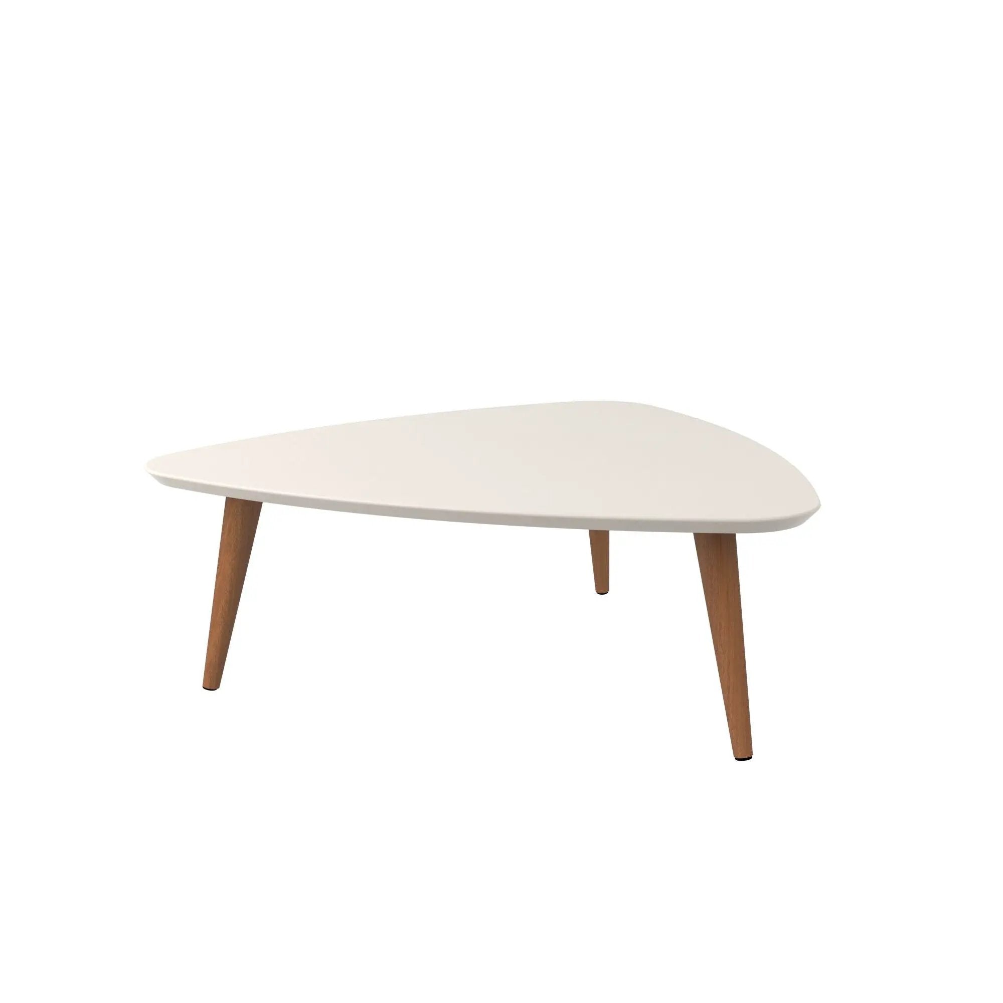 Utopia - Triangle Coffee Table - Off White by HouseOfZazla