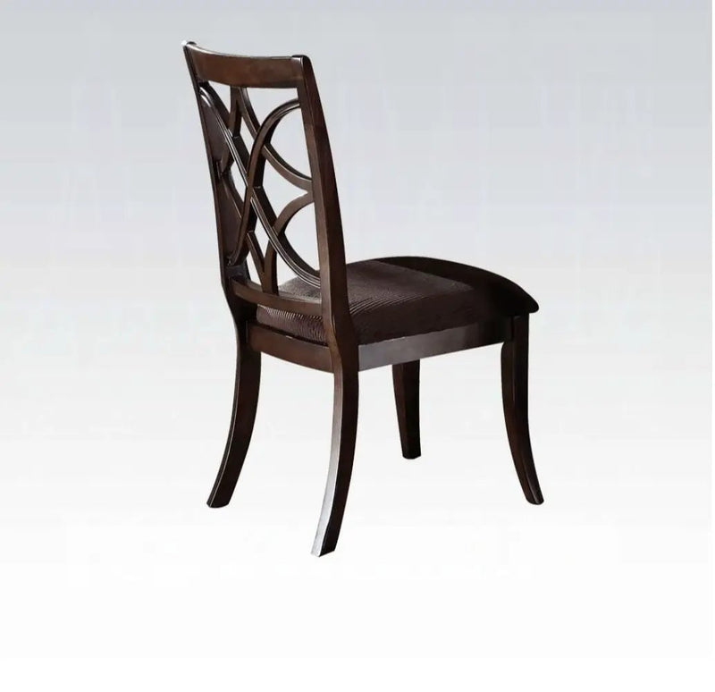 Keenan - Side Chair (Set of 2) - Brown / Dark Walnut by HouseOfZazla