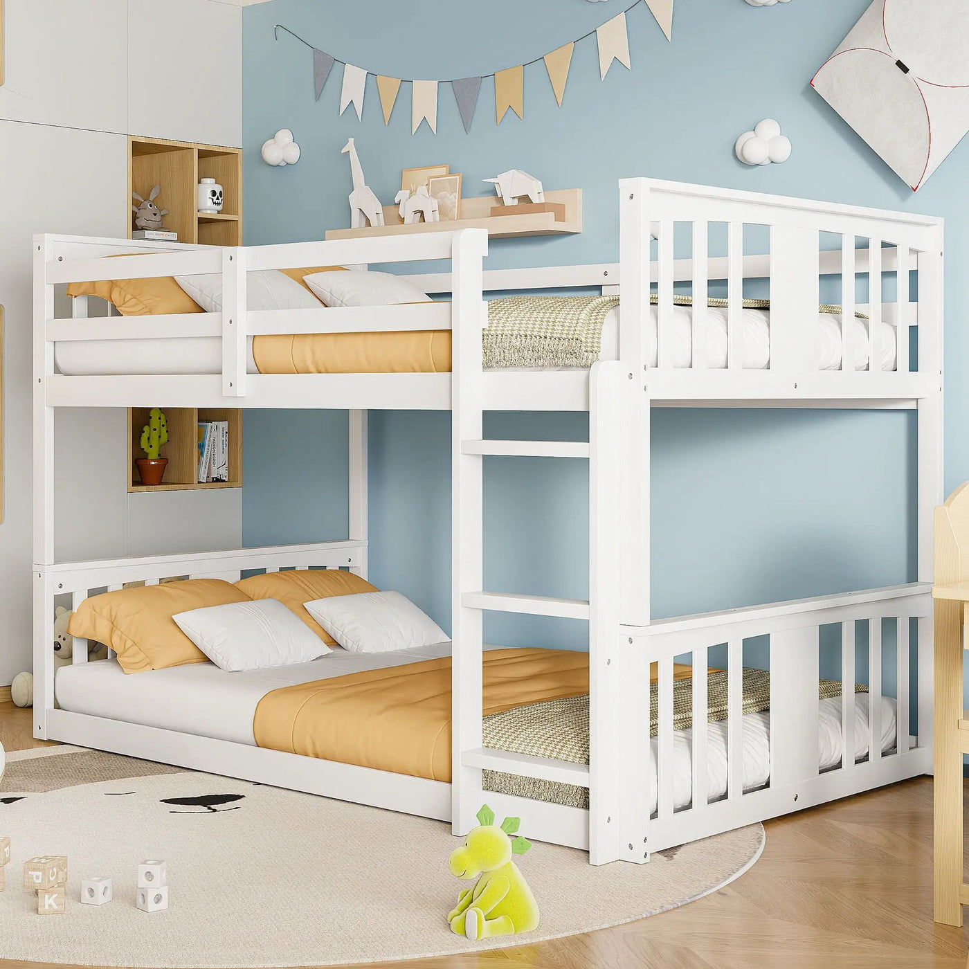 Solid Construction Bunk Bed & Ladder by HouseOfZazla