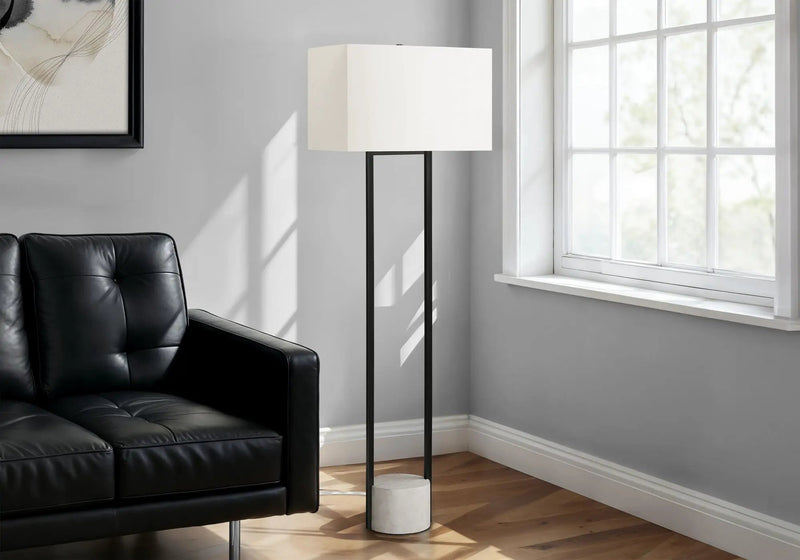 Lighting, Floor Lamp, Contemporary - Black / Beige by Unique Piece Furniture