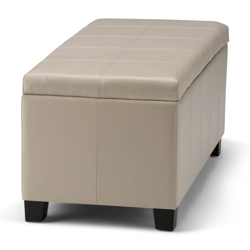 Dover - Upholstered Storage Ottoman Bench by HouseOfZazla