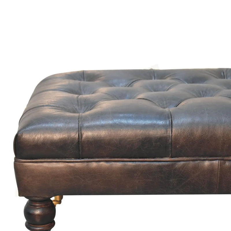 Buffalo - Ottoman With Castor Legs by HouseOfZazla