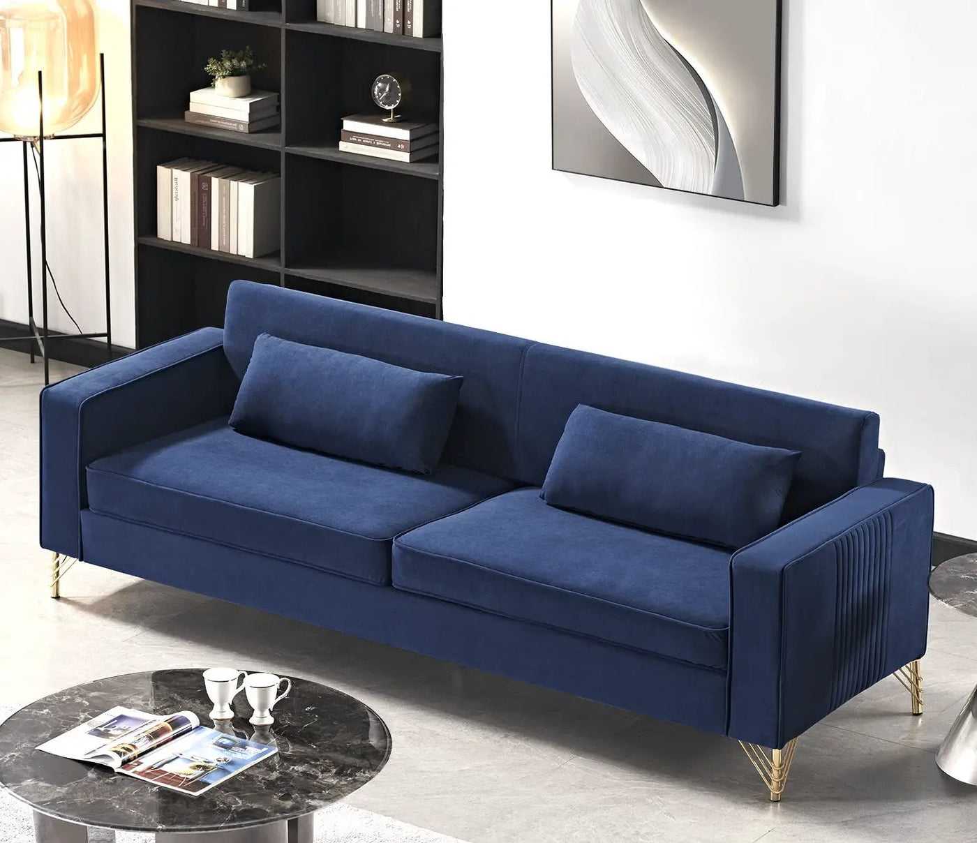Aesthetic 3 Seater Couch With Classic Modern Appeal And Luxurious Soft Comfort by Unique Piece Furniture