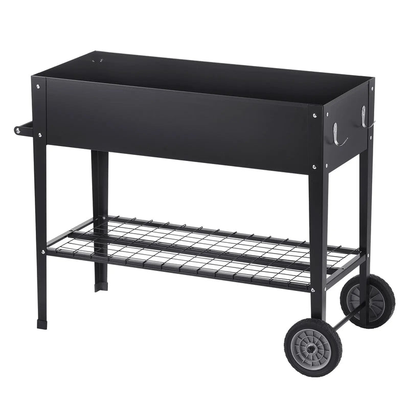 Raised Garden Bed - Elevated Metal Planter Box by HouseOfZazla