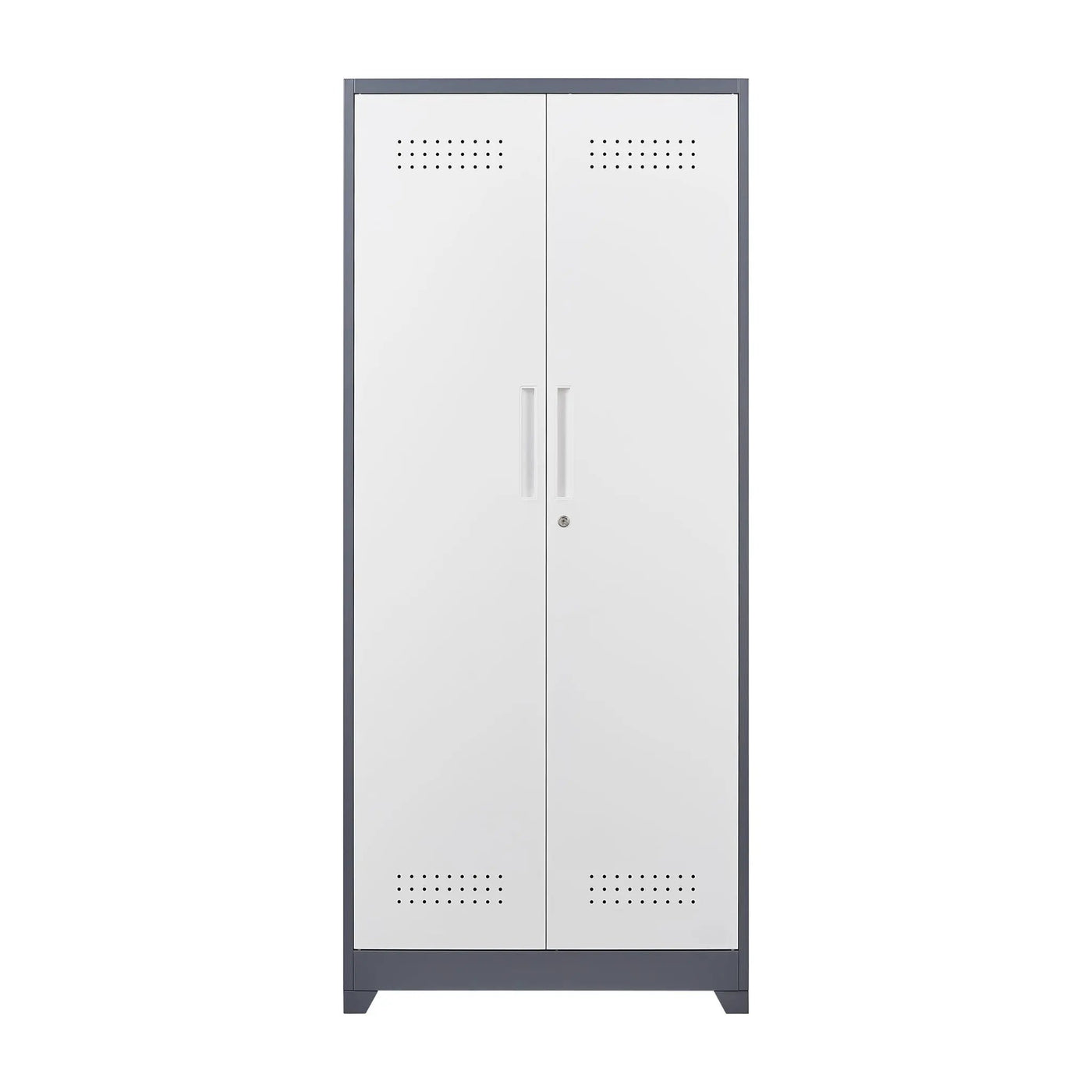Lockers With Locking Doors, Adjustable Shelves, High Broom Tool Storage Cabinet by HouseOfZazla