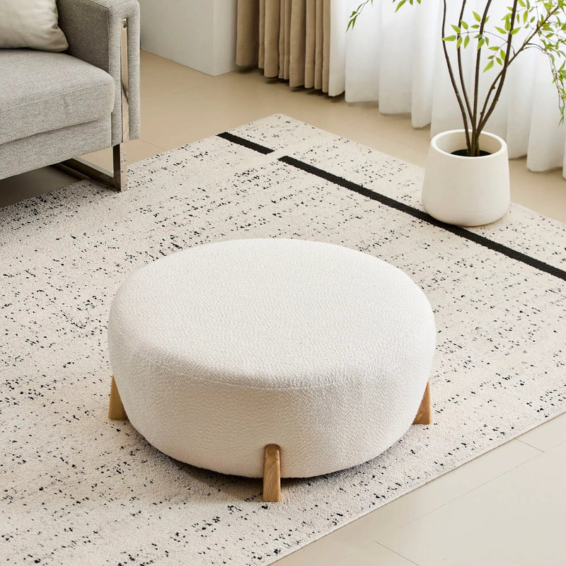 Modish Round Ottoman by HouseOfZazla
