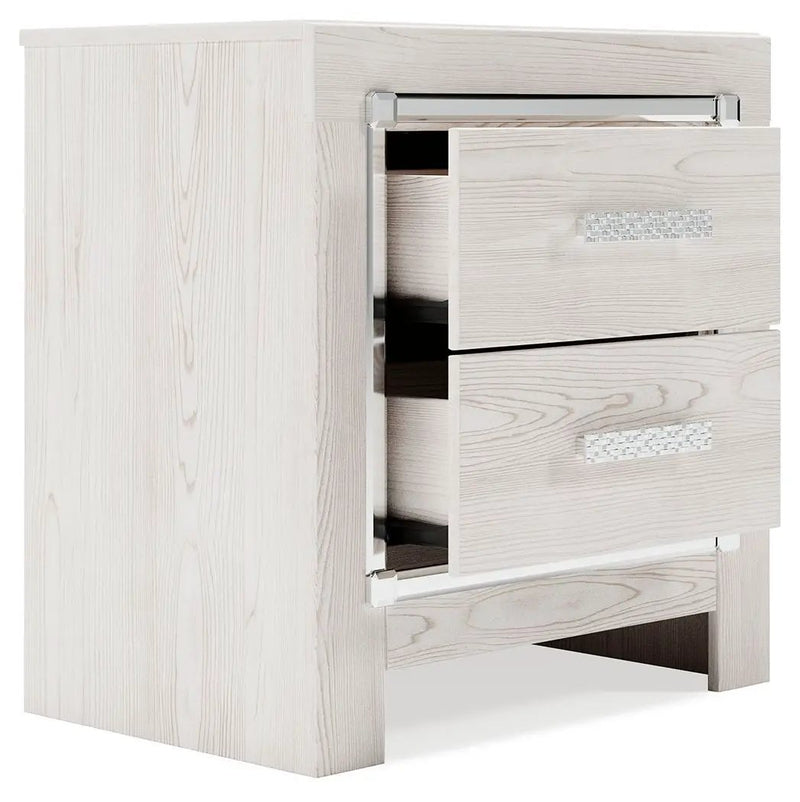 Altyra - Two Drawer Night Stand - White by Unique Piece Furniture
