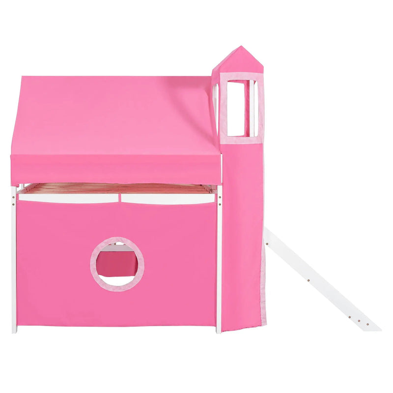 Loft Bed With Tent And Tower