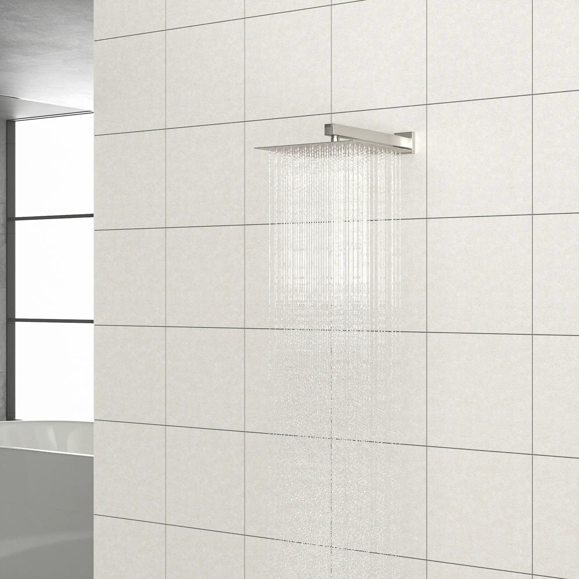 Wall Mounted Shower Arm With Flange by HouseOfZazla