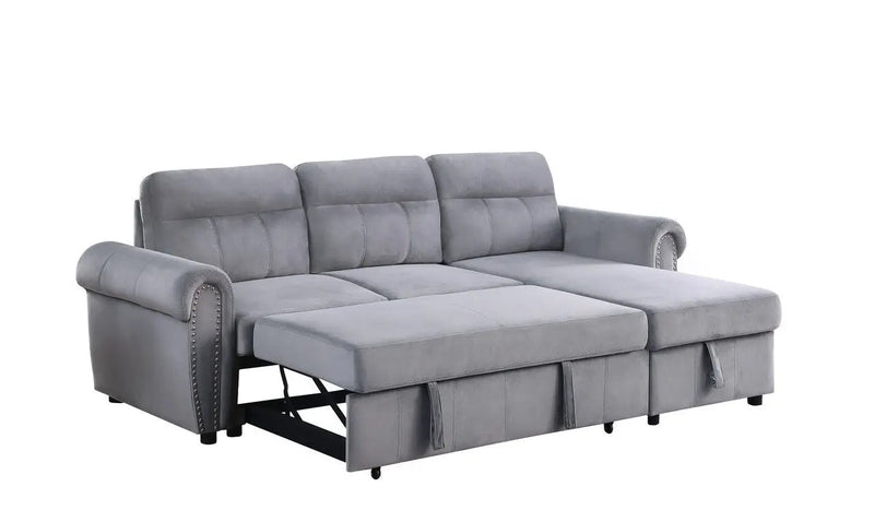 Ashton - Reversible Sleeper Sectional Sofa Chaise by Unique Piece Furniture