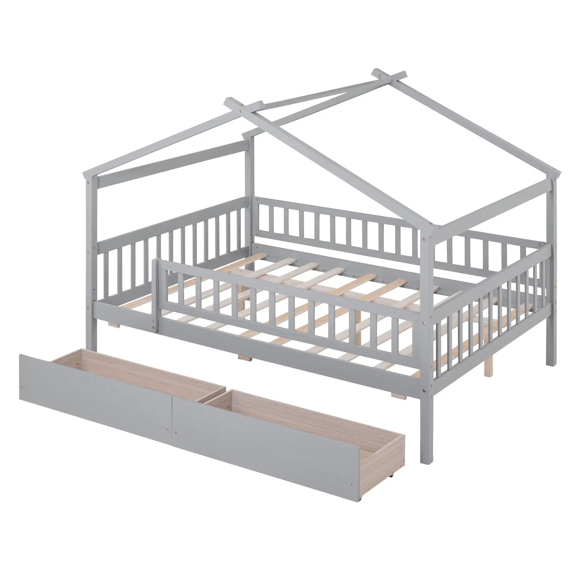 House Bed With 2 Drawers by HouseOfZazla