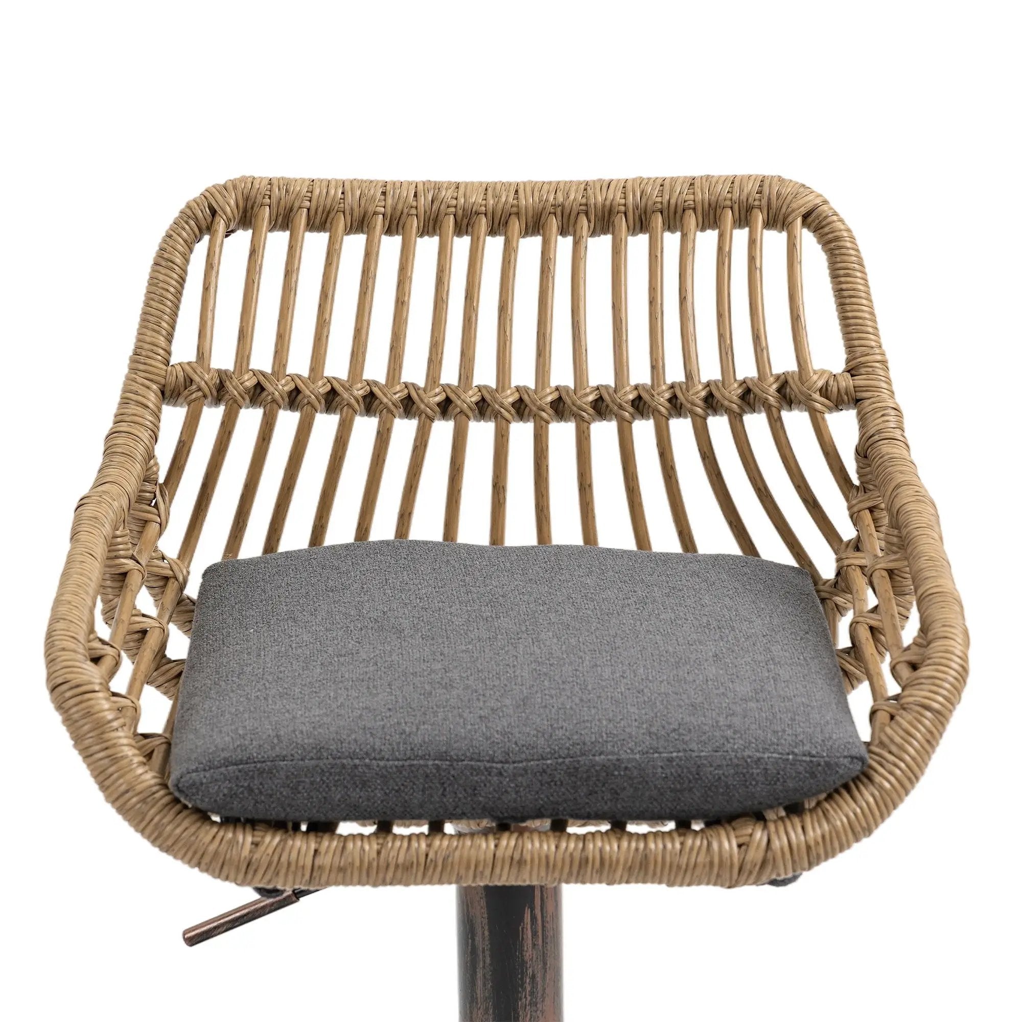 Modern Swivel Bar Stools Adjustable Counter Chairs With Footrest (Set of 2) by HouseOfZazla