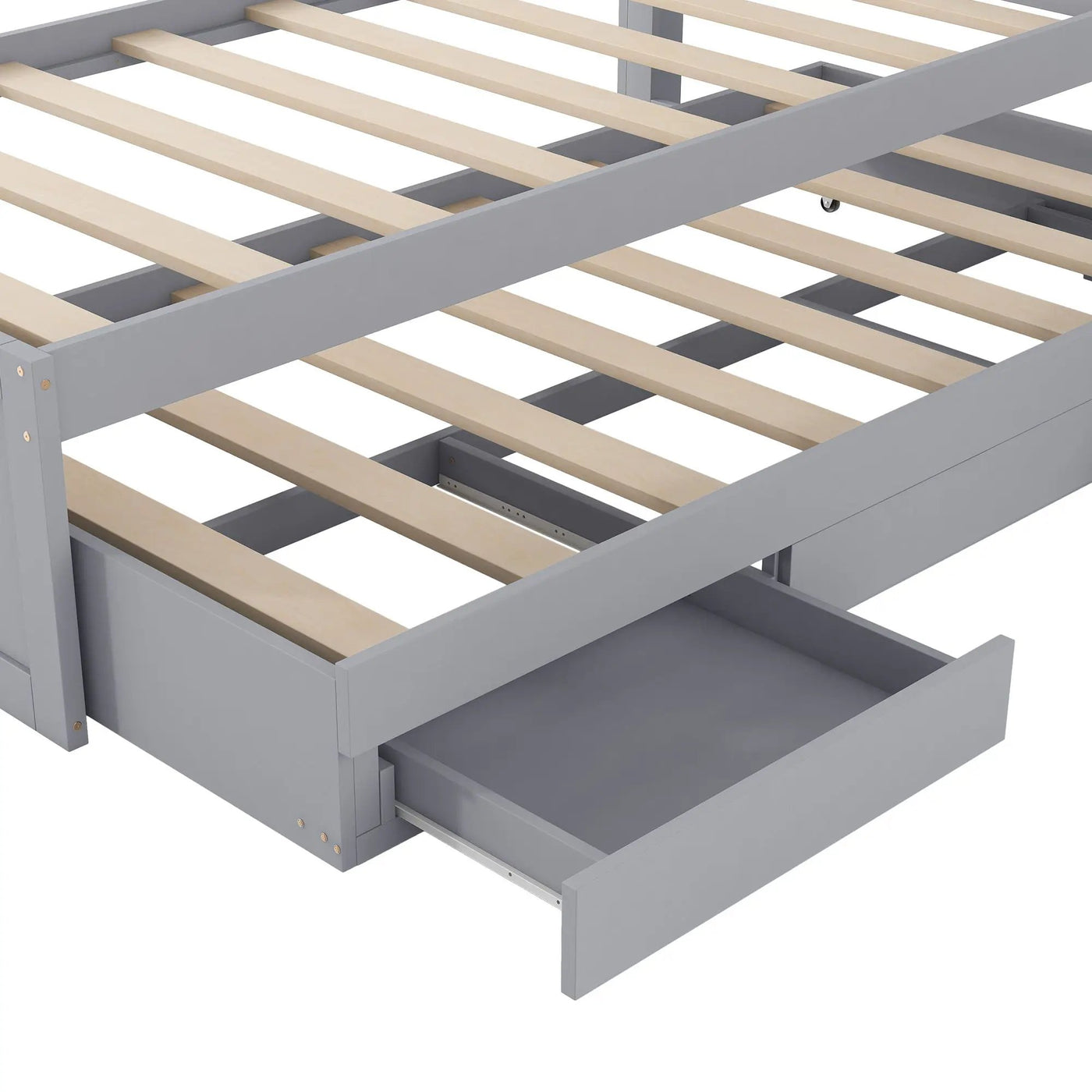 Platform Bed With LED Headboard, Charging Station, Trundle And 2 Drawers by Unique Piece Furniture