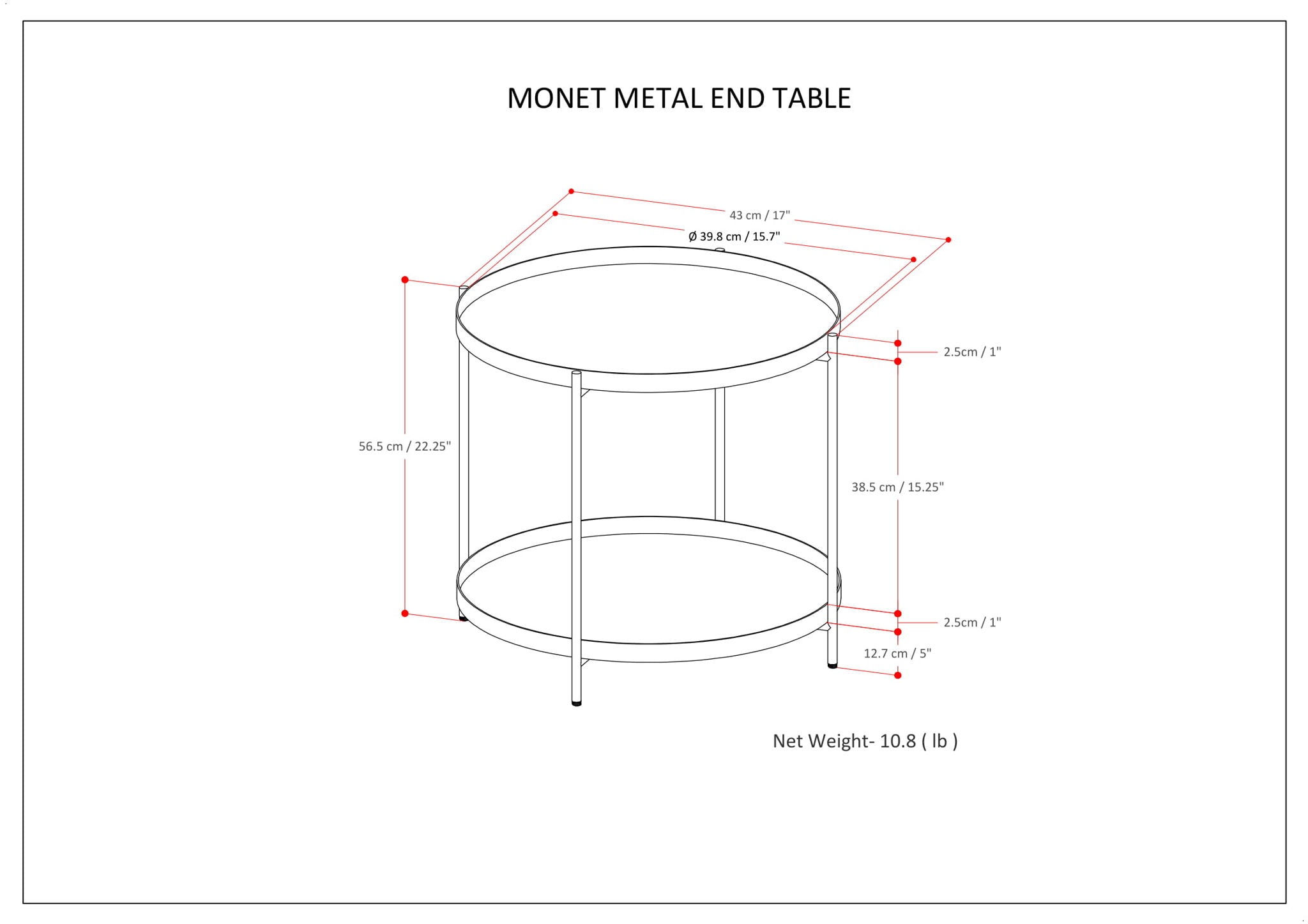 Monet - Handcrafted Table by HouseOfZazla