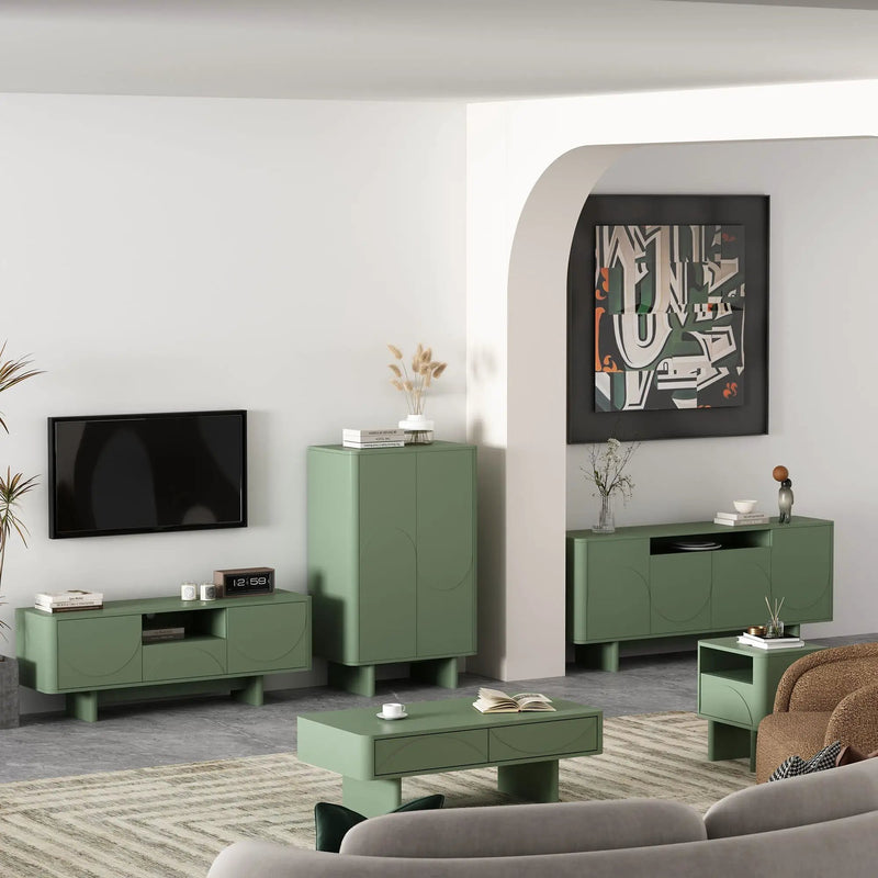 Ella - TV Stand With Adjustable Shelves by HouseOfZazla