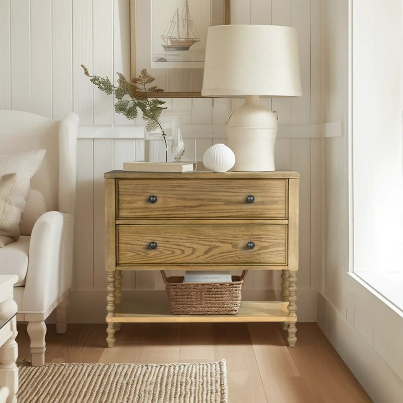 2 Drawer Accent Chest - Natural by Unique Piece Furniture