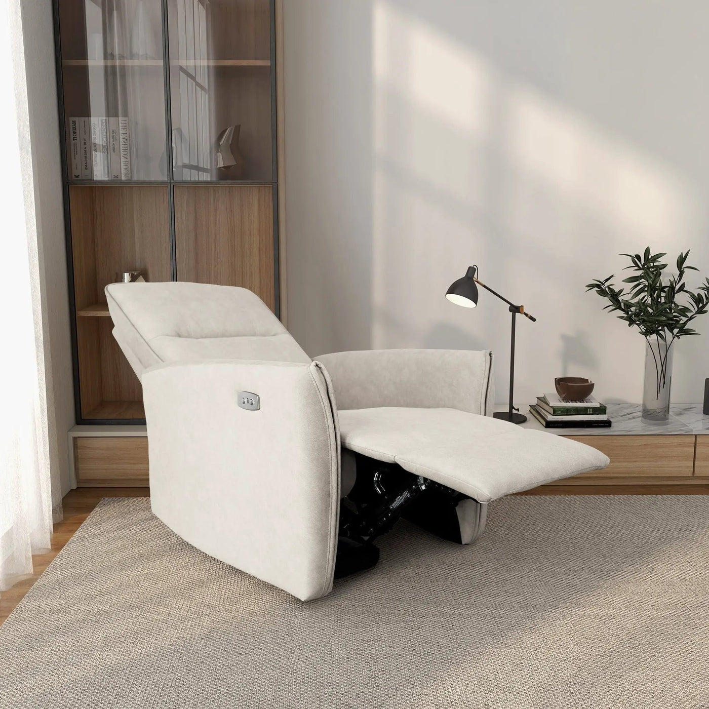Asheville - Suede Recliner Chair by HouseOfZazla