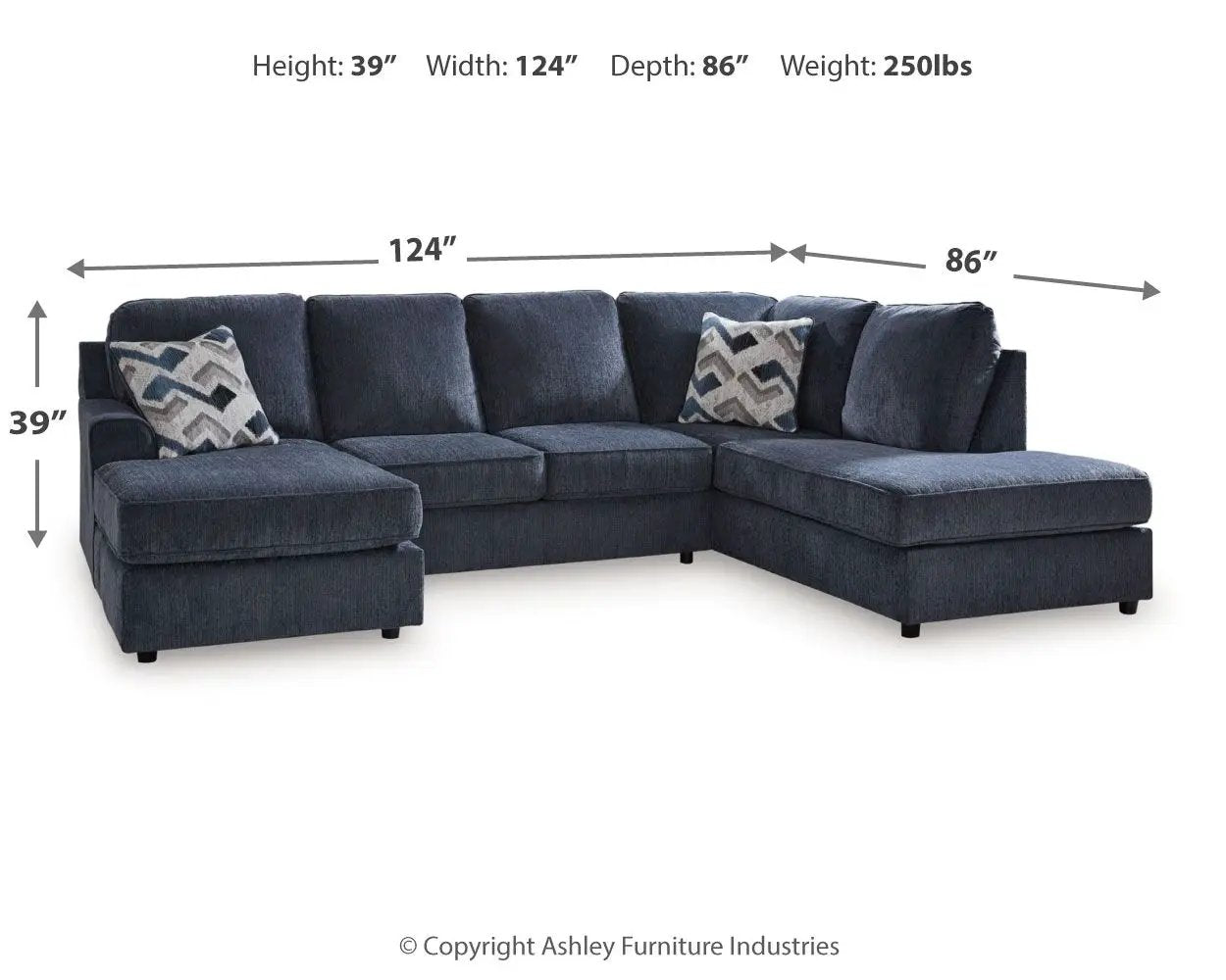 Albar Place - Sectional by Unique Piece Furniture