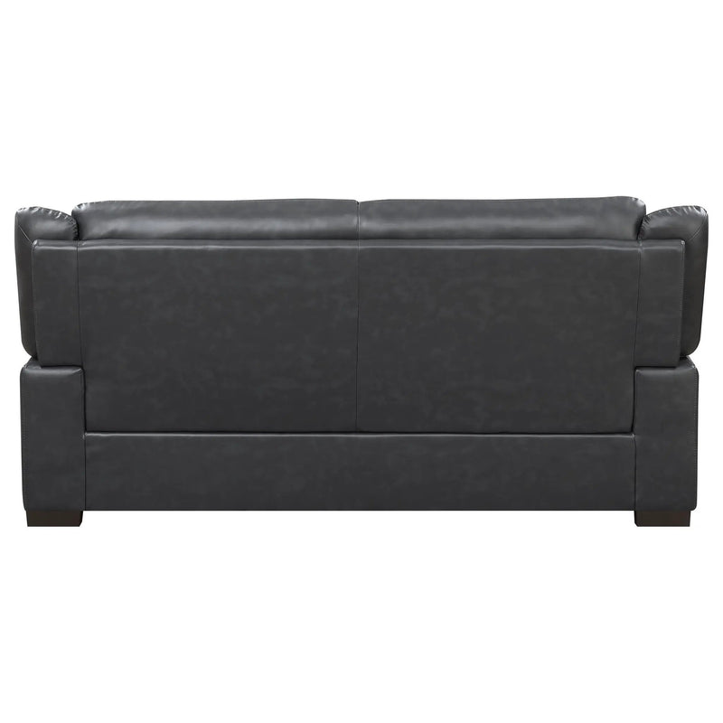 Arabella 2-piece Upholstered Padded Arm Sofa Set Grey by Unique Piece Furniture