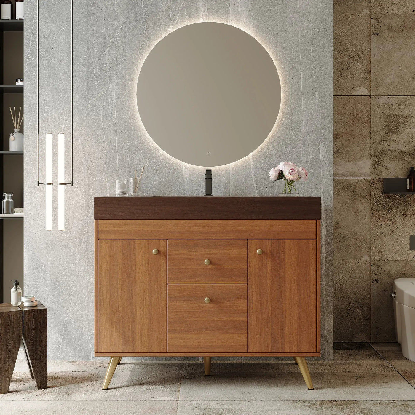 36" Modern Freestanding Bathroom Vanity by HouseOfZazla