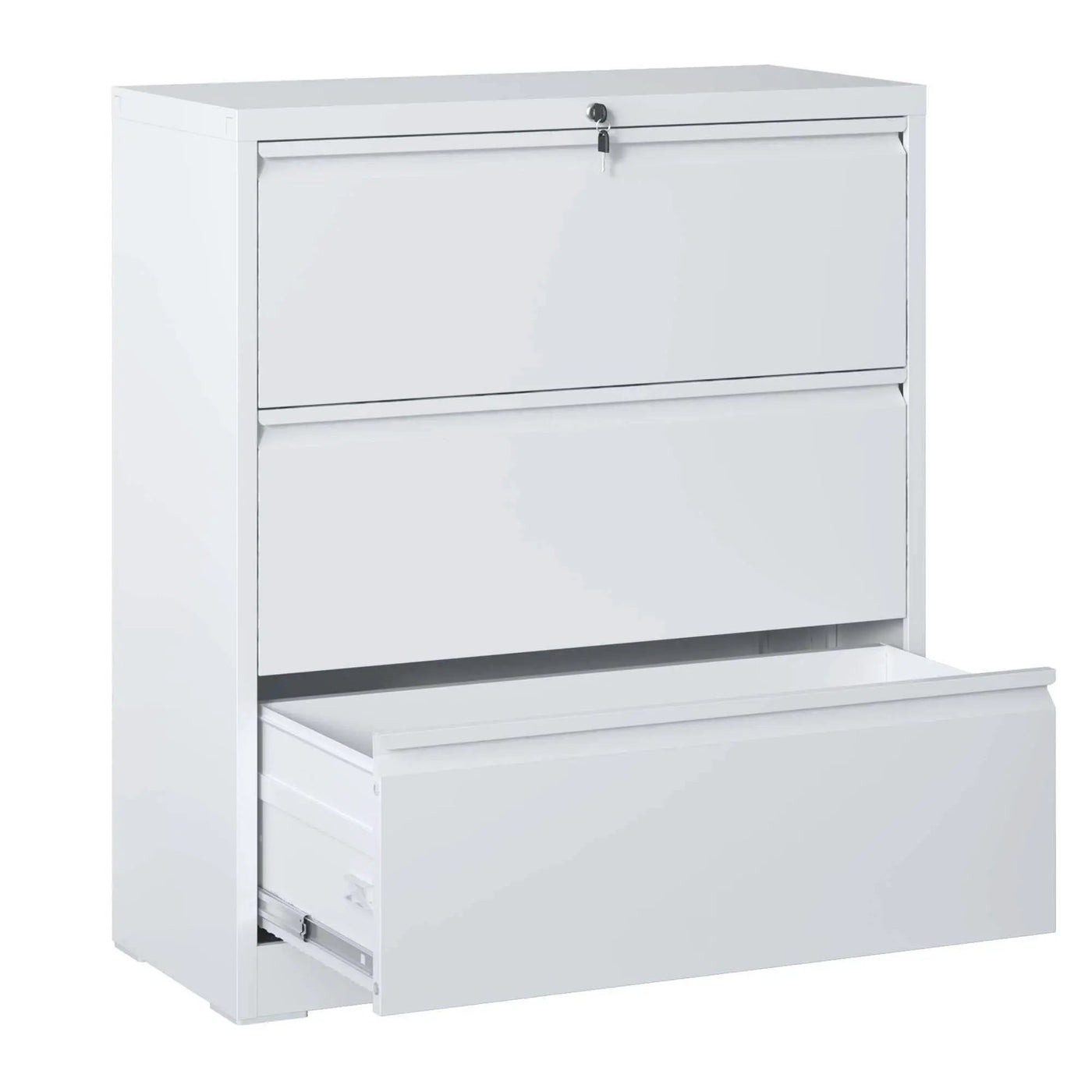 Premium Drawer Metal Lateral File Cabinet With Lock by HouseOfZazla