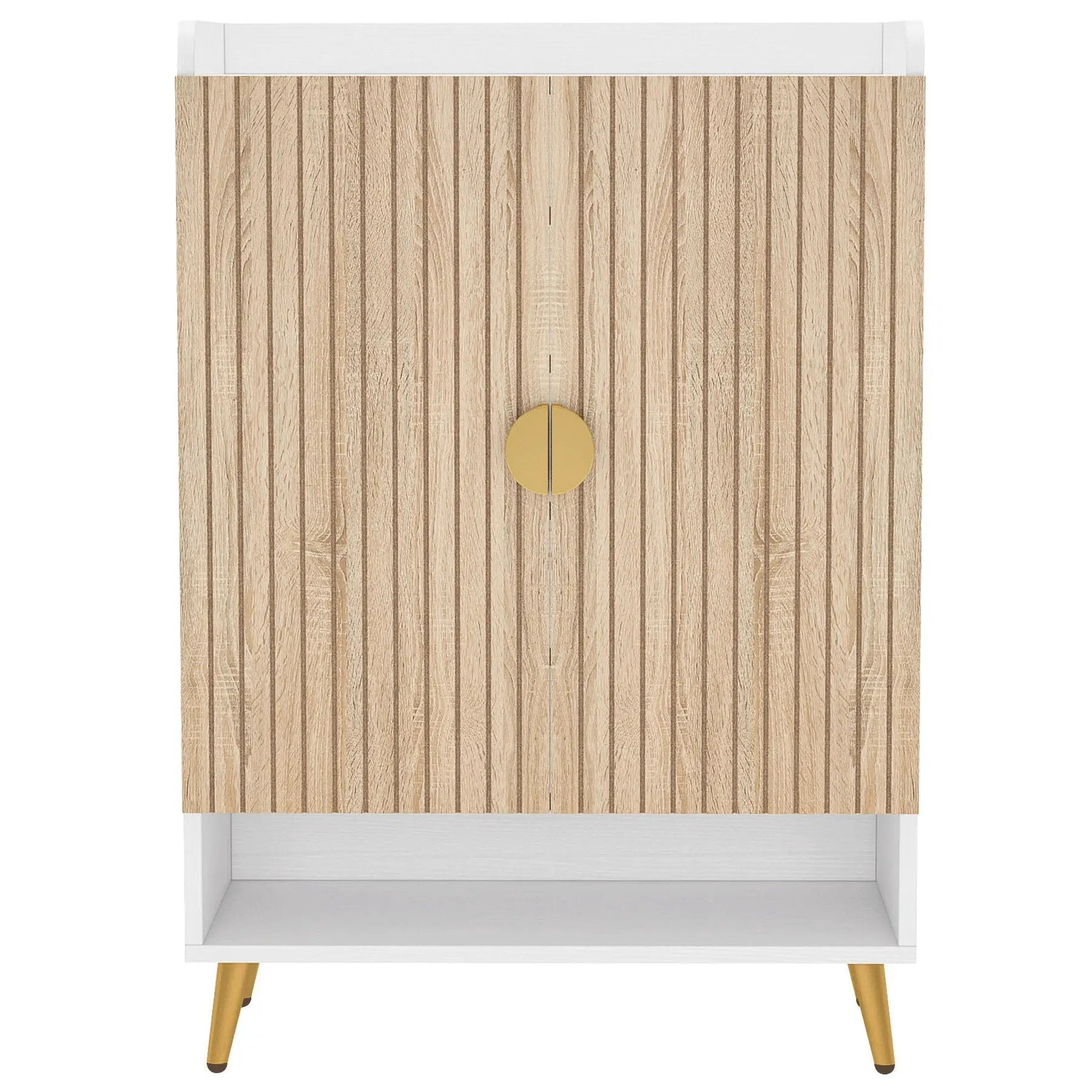 Shoe Cabinet With Doors, 7 Tier Storage Organizer