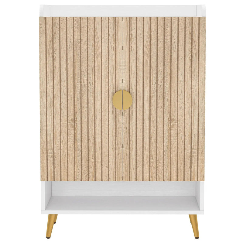Shoe Cabinet With Doors, 7 Tier Storage Organizer