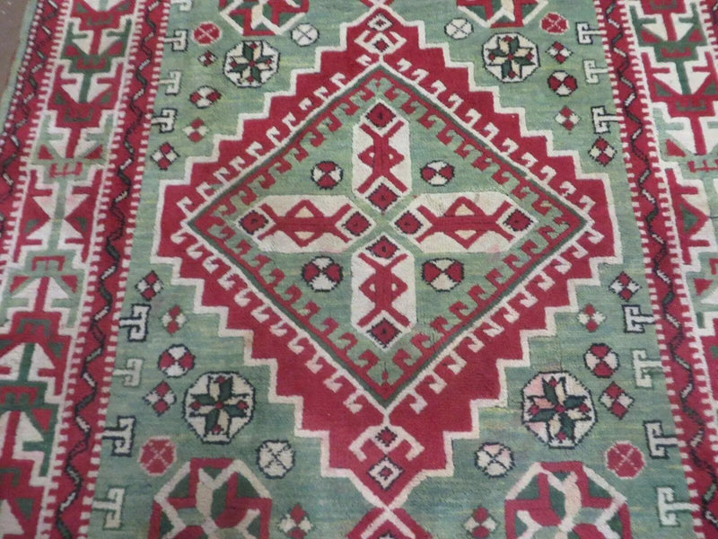 4' X 6' Vintage Handmade Turkish Kazak Design Wool Rug Carpet Nice by Jewel Rugs