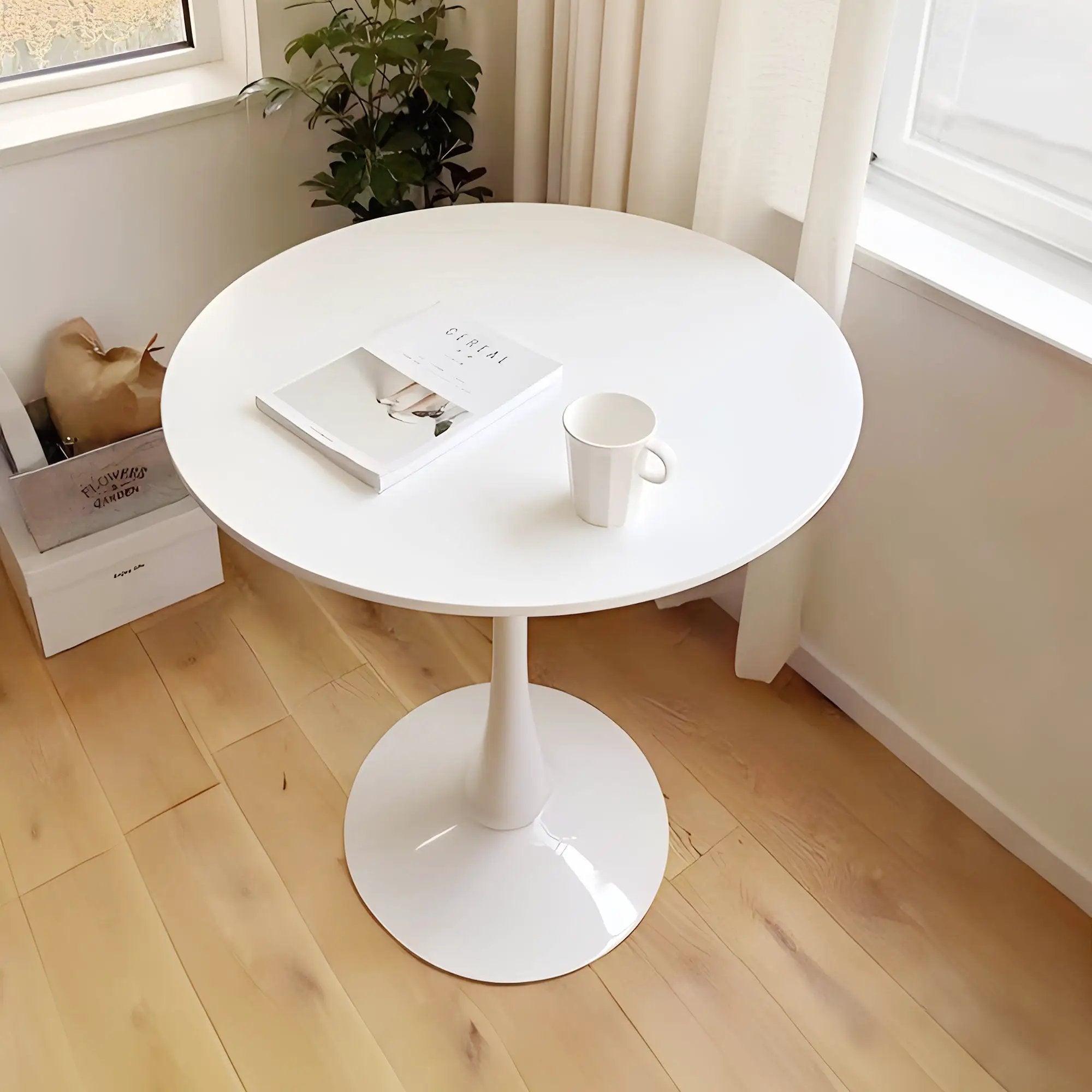 31.5" Dining Table in White by HouseOfZazla