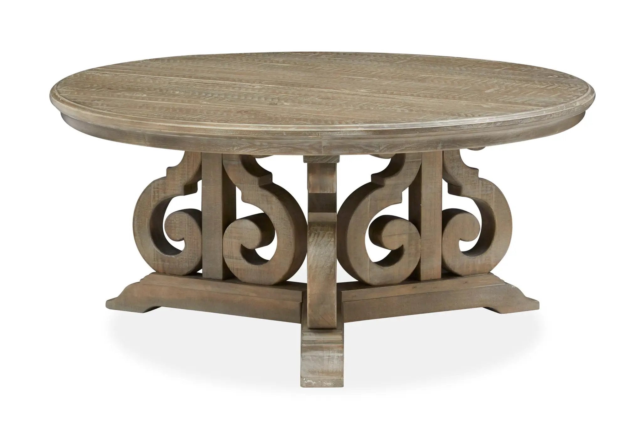Tinley Park - Round Cocktail Table - Dove Tail Gray by Unique Piece Furniture