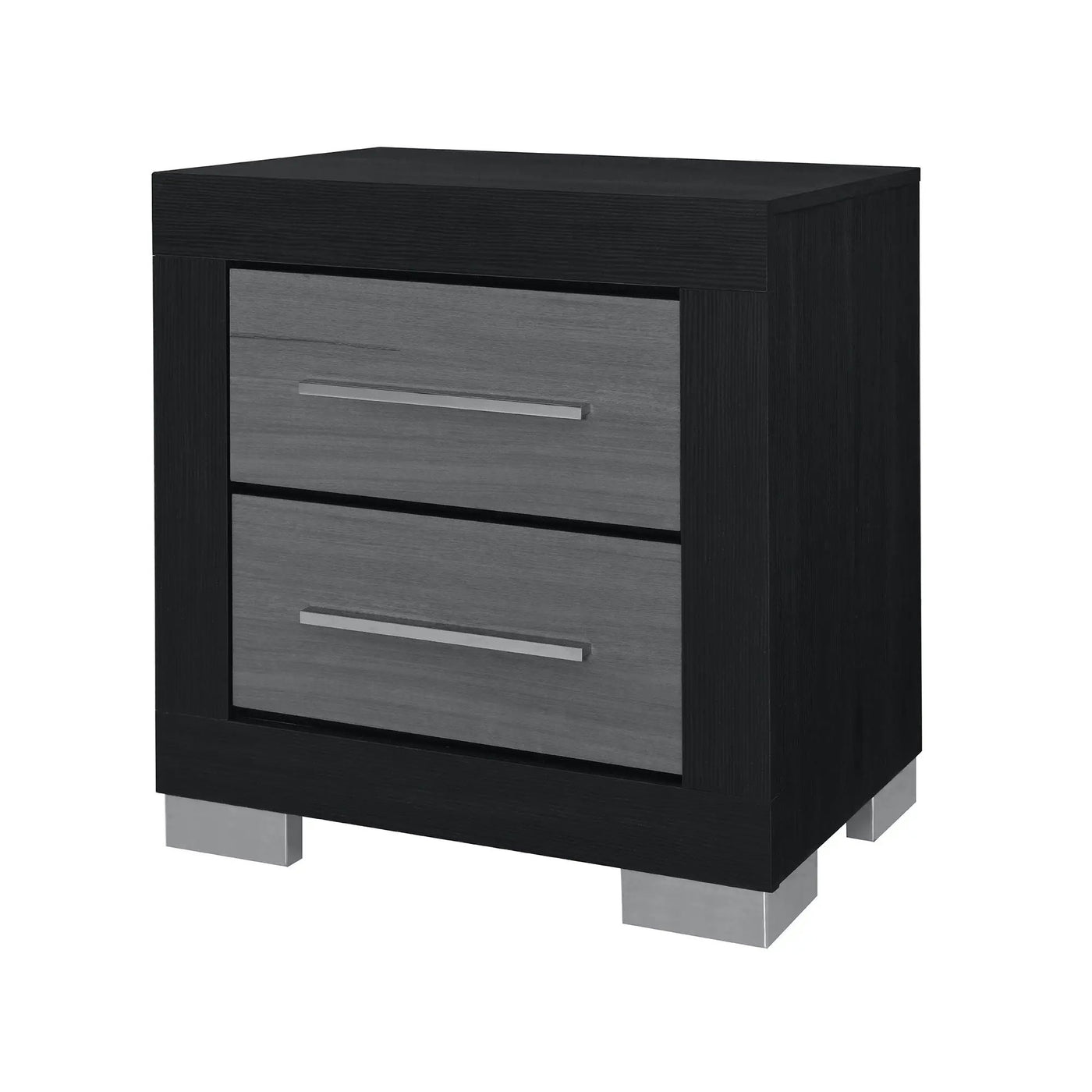 Elsa - 2 Toned Nightstand With Bar Handle And Spacious Drawers by Unique Piece Furniture