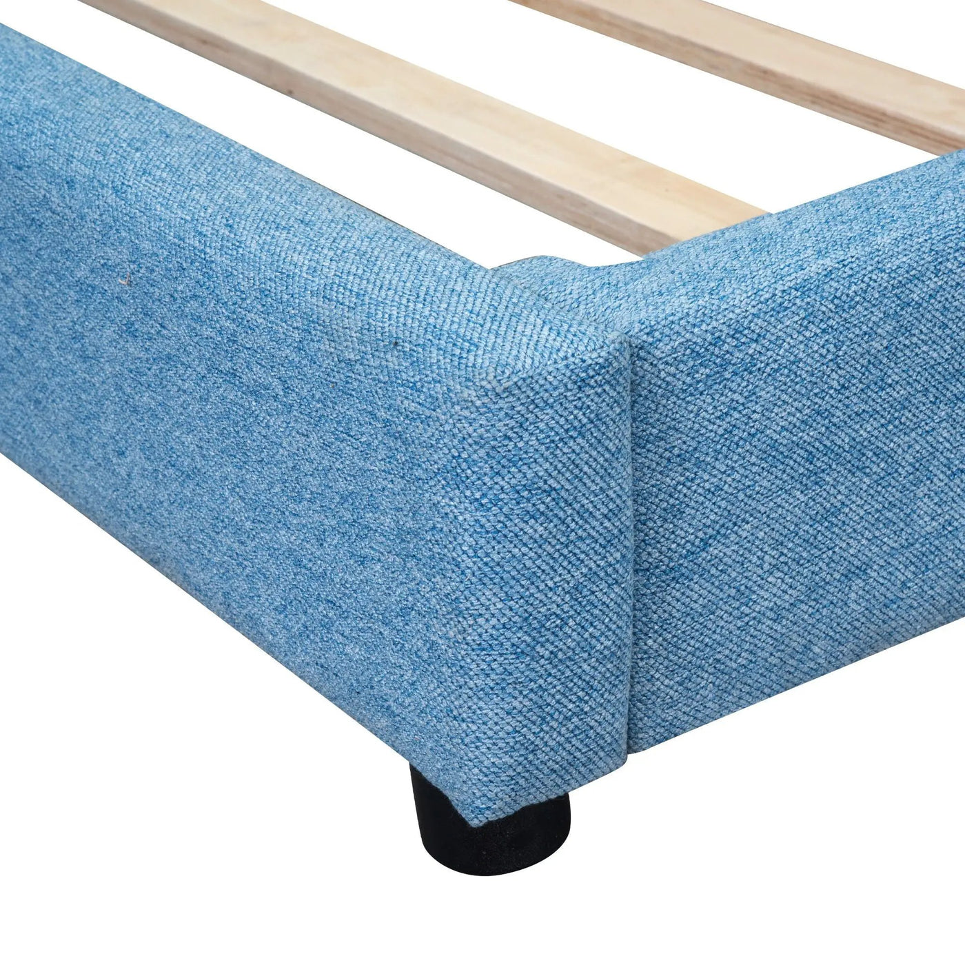 Modern Upholstered Platform Bed With USB Ports And LED Belt by HouseOfZazla