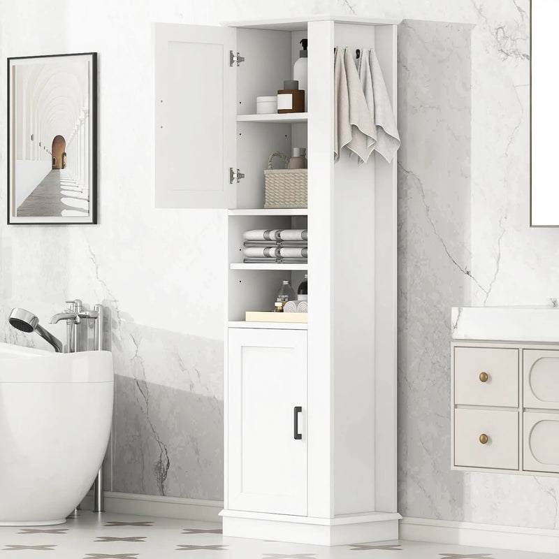 Tall Bathroom Storage Cabinet by HouseOfZazla