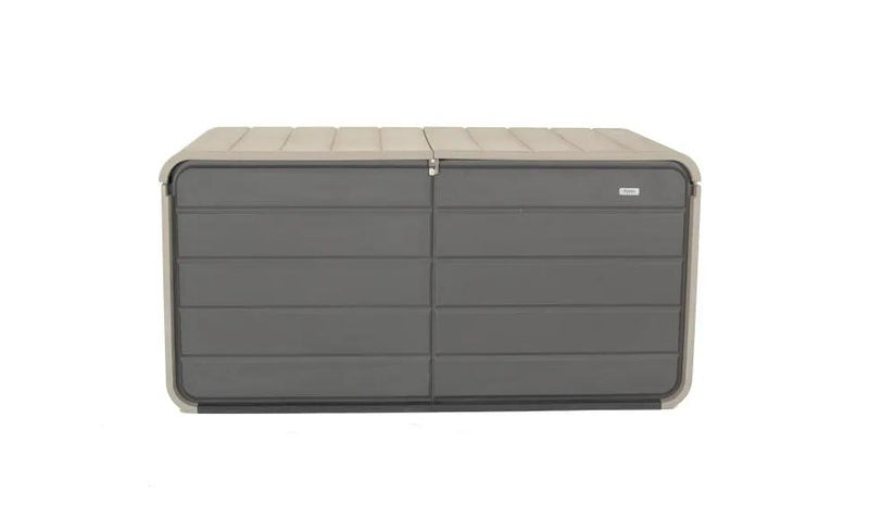 200 Gallon Plastic Deck Box with Lock and Waterproof Lid by HouseOfZazla