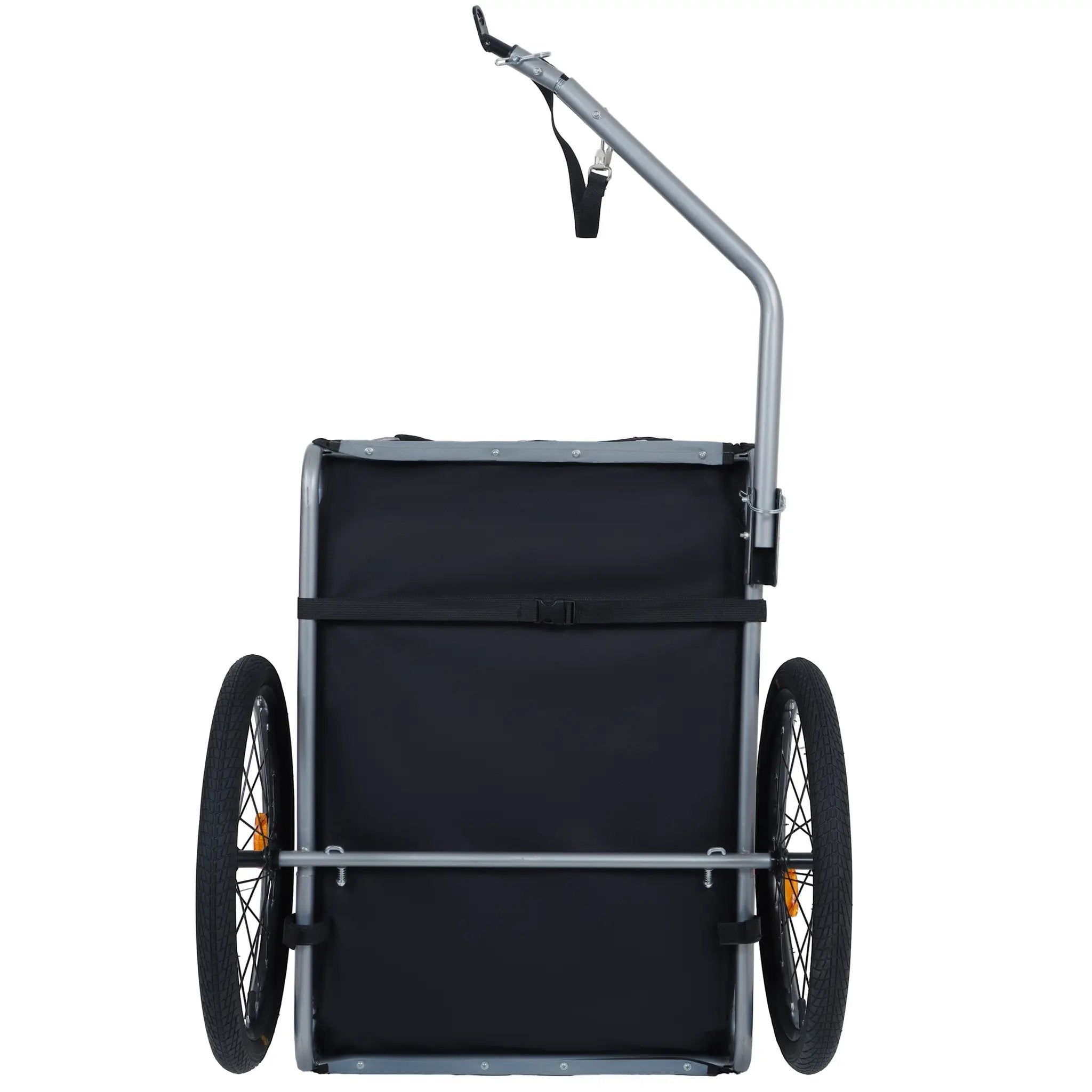 Large Folding Bike Trailer for Dogs – 66LB Capacity All-Terrain Pet Carrier by HouseOfZazla