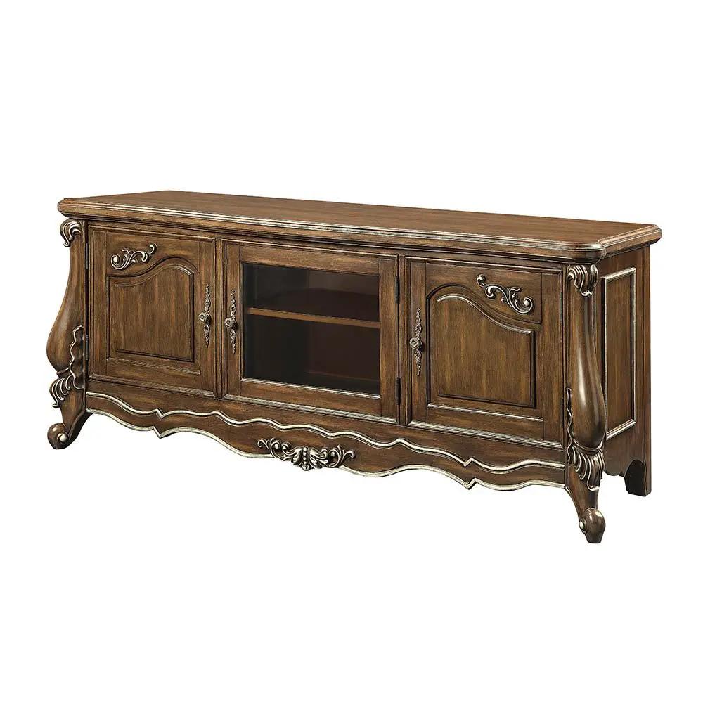 Latisha - TV Stand - Antique Oak by Unique Piece Furniture