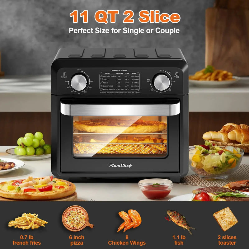 GBK 11QT Compact Air Fryer Toaster Oven by HouseOfZazla