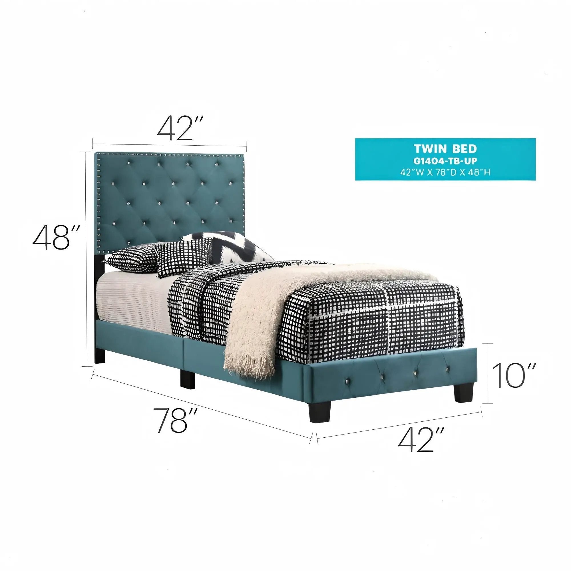 Luxurious Upholstered Bed by HouseOfZazla