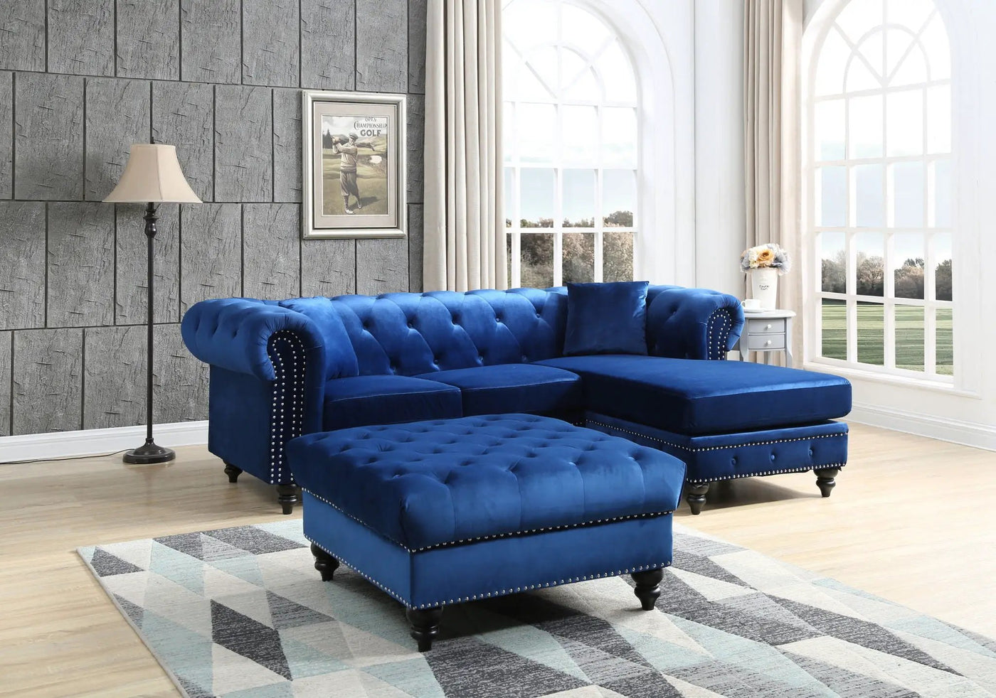 Nola - Luxurious Design Sofa Chaise by Unique Piece Furniture
