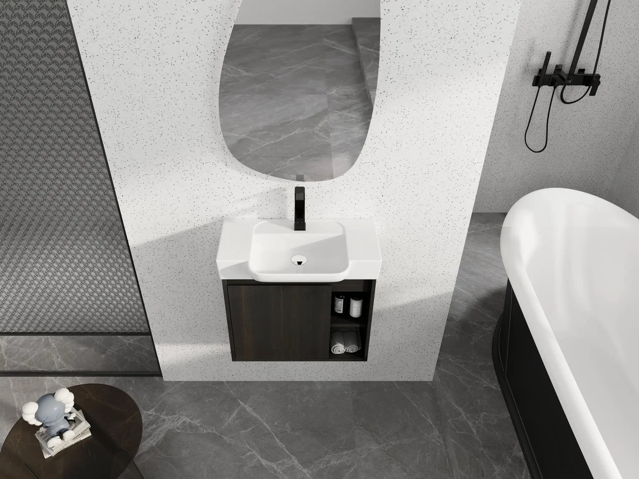 24" Wall-Mounted Bathroom Vanity by HouseOfZazla
