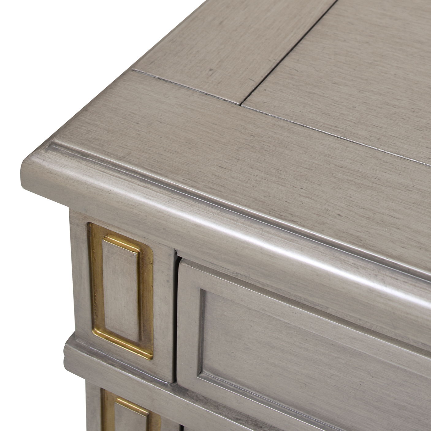Dauphin - TV Stand Storage Display Console Table - Gray Cashmere by HouseOfZazla
